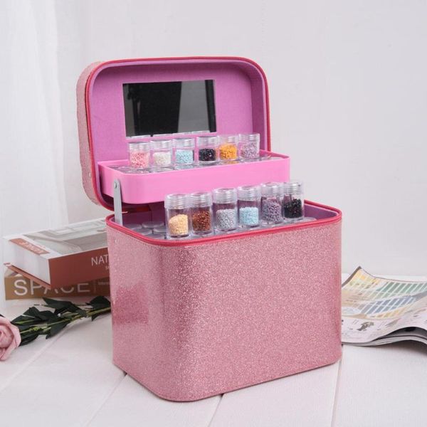 cosmetic bags & cases 126 bottles diamond painting storage box beads -proof and wear-resistant anti-friction cross stitch jewelry container
cosmetic bags & cases 126 bottles diamond painting storage box beads -proof and wear-resistant anti-friction cross stitch jewelry container