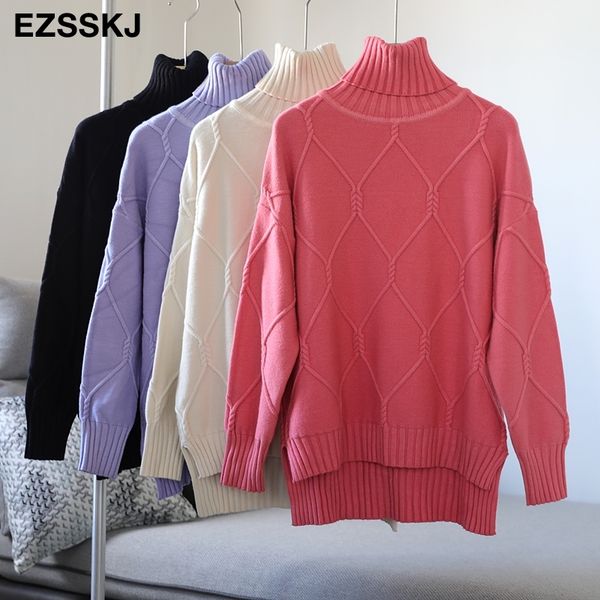 autumn winter oversize turtlenect thick wool cashmere sweater pullovers women long sleeve female casual big sweater jumper y200720, White;black
autumn winter oversize turtlenect thick wool cashmere sweater pullovers women long sleeve female casual big sweater jumper y200720, White;black