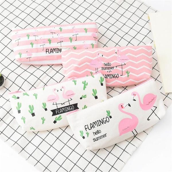 1pcs/lot party favor pink cartoon flamingo pencil case storage school supply stationery canvas makeup bag gift rewarding
1pcs/lot party favor pink cartoon flamingo pencil case storage school supply stationery canvas makeup bag gift rewarding