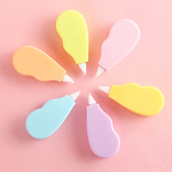 5pieces/lot6pcs mini correct correction tape white translucent dispenser assorted colors easy to use for working studying h-2016
5pieces/lot6pcs mini correct correction tape white translucent dispenser assorted colors easy to use for working studying h-2016