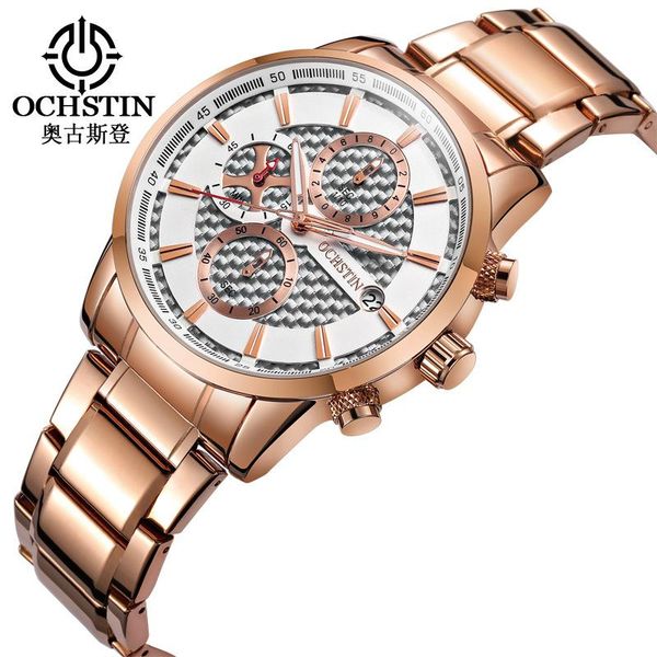 wristwatches ochstin brand fashion men's watch luminous pointer multi function leisure business waterproof manufacturer, Slivery;brown
wristwatches ochstin brand fashion men's watch luminous pointer multi function leisure business waterproof manufacturer, Slivery;brown