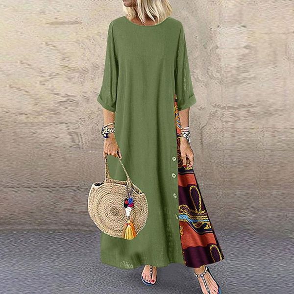 plus size dresses for womon patchwork long sleeves o-neck party dress button high low hem large size loose dress autumn vestidos, Black;gray
plus size dresses for womon patchwork long sleeves o-neck party dress button high low hem large size loose dress autumn vestidos, Black;gray