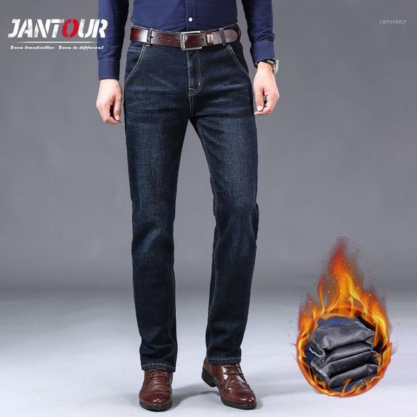 men's jeans jantour 2021 warm black color fleece autumn winter flocking business casual stretch jean classic trousers1, Blue
men's jeans jantour 2021 warm black color fleece autumn winter flocking business casual stretch jean classic trousers1, Blue