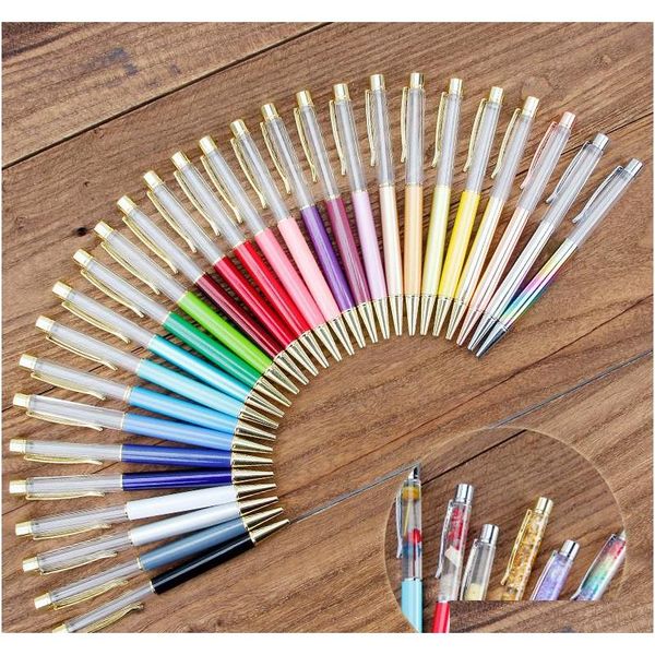 diy empty tube metal ballpoint pens self-filling floating glitter dried flower crystal pen ballpoint pens school student writing gift bdnda, Blue;orange
diy empty tube metal ballpoint pens self-filling floating glitter dried flower crystal pen ballpoint pens school student writing gift bdnda, Blue;orange