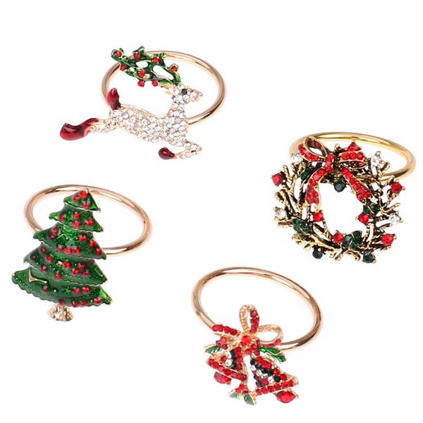 1pc christmas napkin holder alloy high-quality cute durable delicate deer napkin ring for bar restaurant christmas party dinner
1pc christmas napkin holder alloy high-quality cute durable delicate deer napkin ring for bar restaurant christmas party dinner