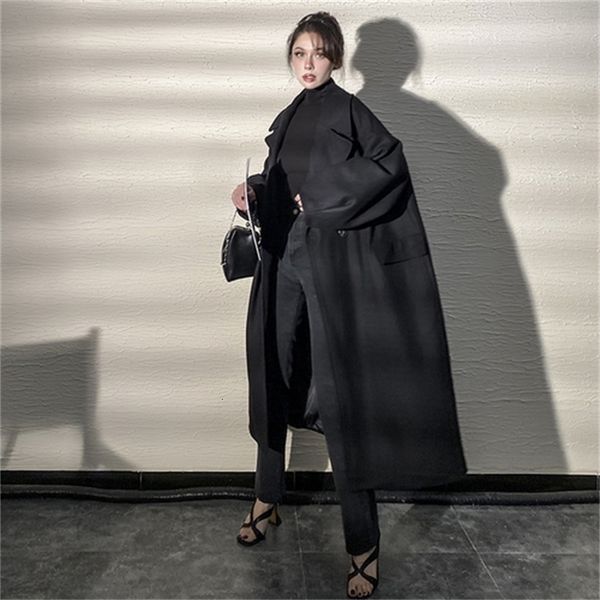 2021 autumn new all-match black fashionable casual woolen coats from vintage long sleeves chic coat t00w
2021 autumn new all-match black fashionable casual woolen coats from vintage long sleeves chic coat t00w