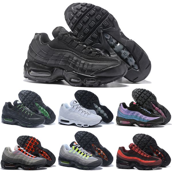 sneakers shoes triple black white neon laser fuchsia red orbit bred aqua 95s mens trainers sports sneakers chaussures size 40-45 
sneakers shoes triple black white neon laser fuchsia red orbit bred aqua 95s mens trainers sports sneakers chaussures size 40-45