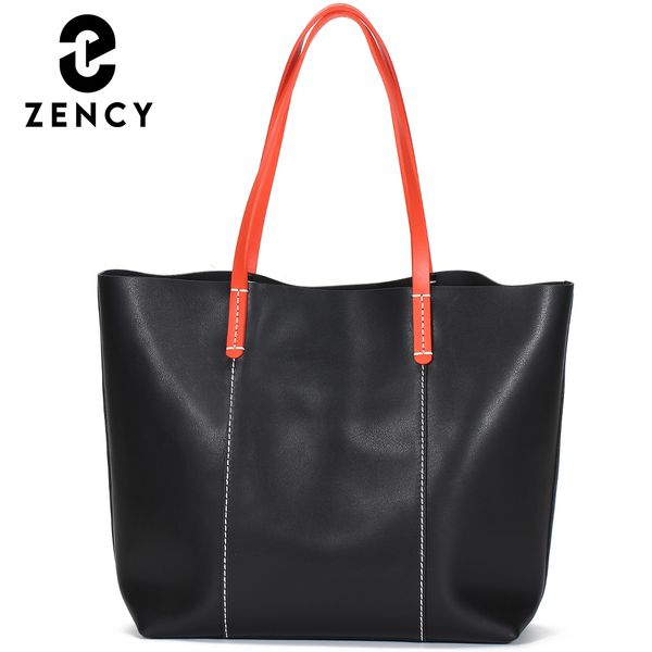 zency soft genuine leather female handbag large capacity tote simple casual fashionable lady shoulder bag classic shopping bags
zency soft genuine leather female handbag large capacity tote simple casual fashionable lady shoulder bag classic shopping bags