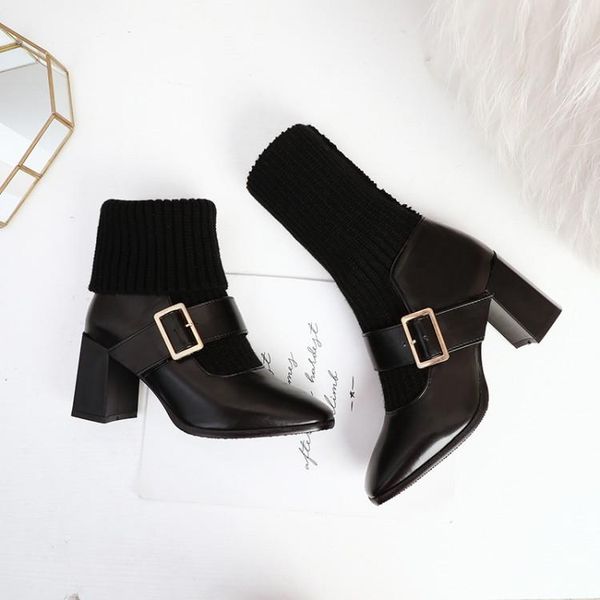 plus size 11-17 boots women woman winter boots women shoes botas knitted belt buckle sleeve, Black
plus size 11-17 boots women woman winter boots women shoes botas knitted belt buckle sleeve, Black