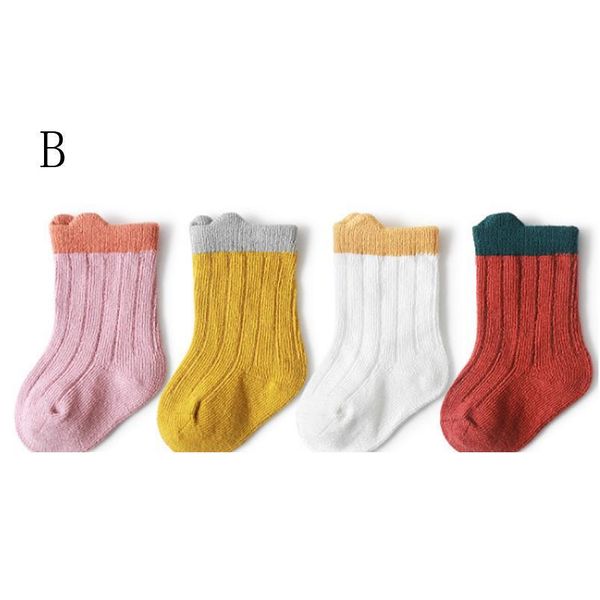 4pair/lot new autumn and winter baby socks warm children's newborn socks 4pair qyludq, Pink;yellow
4pair/lot new autumn and winter baby socks warm children's newborn socks 4pair qyludq, Pink;yellow