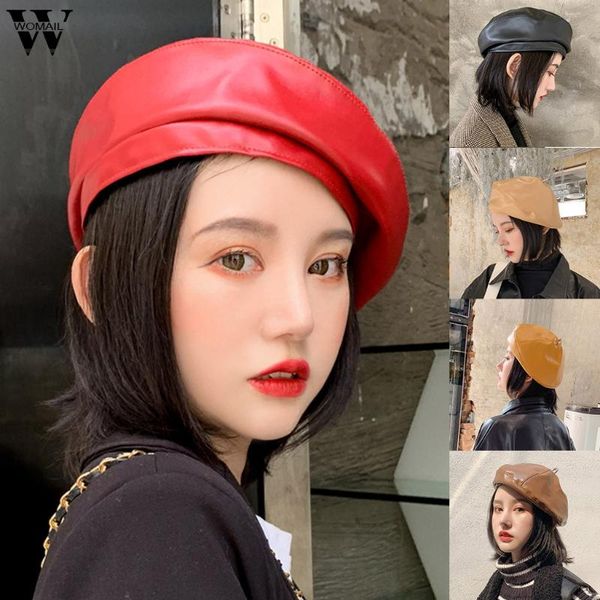 berets hat womens ladies sweet solid warm wool winter beret french artist beanie ski casual cap headwear 2021 s18, Blue;gray
berets hat womens ladies sweet solid warm wool winter beret french artist beanie ski casual cap headwear 2021 s18, Blue;gray