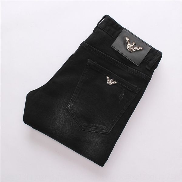 2019 autumn winter black trousers jeans jeans men's fashion brand elastic slim fashion brand youth pants men's trousers u5zw1, Blue
2019 autumn winter black trousers jeans jeans men's fashion brand elastic slim fashion brand youth pants men's trousers u5zw1, Blue