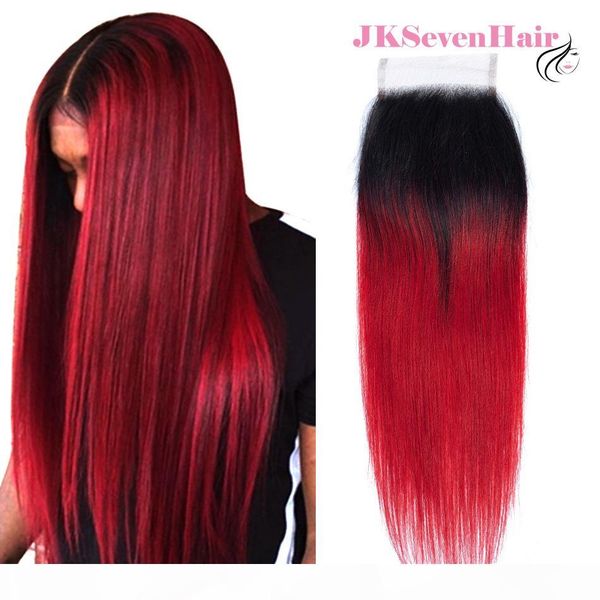 1b red straight brazilian virgin hair 4x4inch lace closure two tone red malaysian peruvian indian part middle part three part closure, Black
1b red straight brazilian virgin hair 4x4inch lace closure two tone red malaysian peruvian indian part middle part three part closure, Black