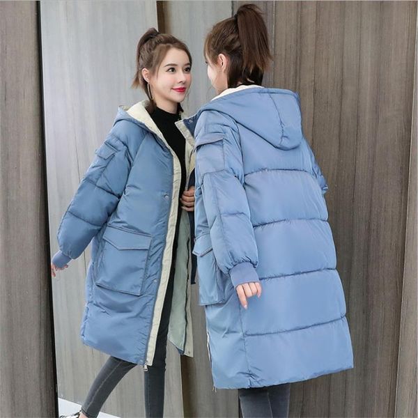2021 new female coat plus wind-proof long parkas fashion with thick winter hood women's jacket 147t, Black
2021 new female coat plus wind-proof long parkas fashion with thick winter hood women's jacket 147t, Black
