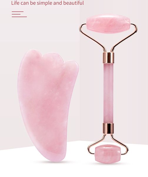 2 in 1 jade face facial skin massager bar roller gua sha nature stone set pink or green
2 in 1 jade face facial skin massager bar roller gua sha nature stone set pink or green