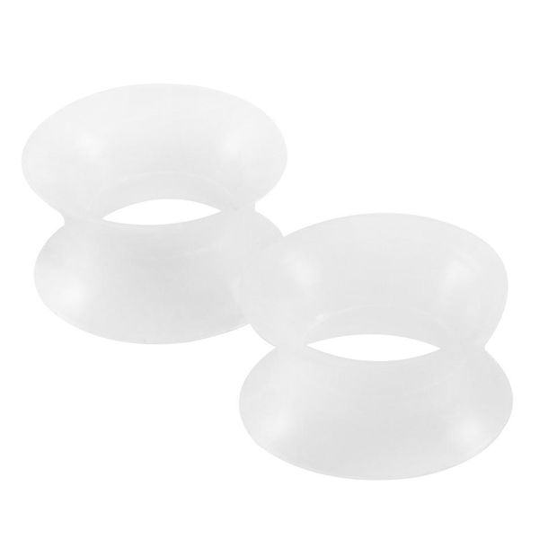 2pcs sile flexible thin ear plugs and tunnels double flared ear gauges expander stretcher earlets ear piercing body jewelry q sqcavx, Silver
2pcs sile flexible thin ear plugs and tunnels double flared ear gauges expander stretcher earlets ear piercing body jewelry q sqcavx, Silver