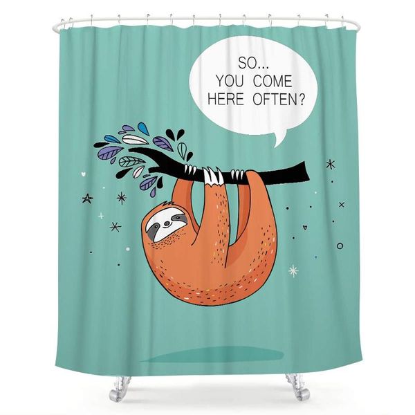 cartoon sloth on the tree stall shower curtain lake green cute funny animal star kids fabric waterproof bathroom home decor set
cartoon sloth on the tree stall shower curtain lake green cute funny animal star kids fabric waterproof bathroom home decor set