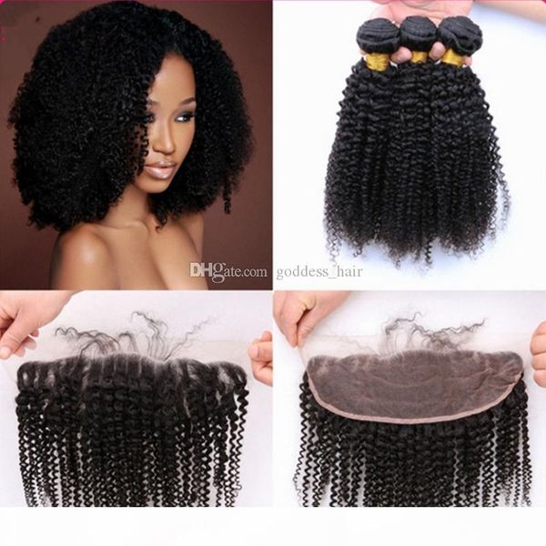 9a kinky curly hair bundles with lace frontal closure human hair ear to ear lace frontal part with bundles 4pcs lot, Black
9a kinky curly hair bundles with lace frontal closure human hair ear to ear lace frontal part with bundles 4pcs lot, Black