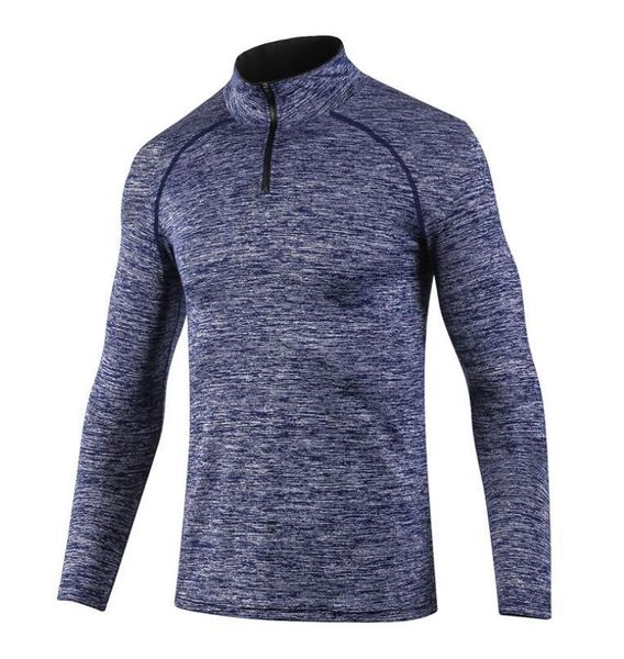 men's stretch fitness basketball training outdoor running casual wicking quick-drying breathable sports long-sleeved t-shirt zipper tee, White;black
men's stretch fitness basketball training outdoor running casual wicking quick-drying breathable sports long-sleeved t-shirt zipper tee, White;black