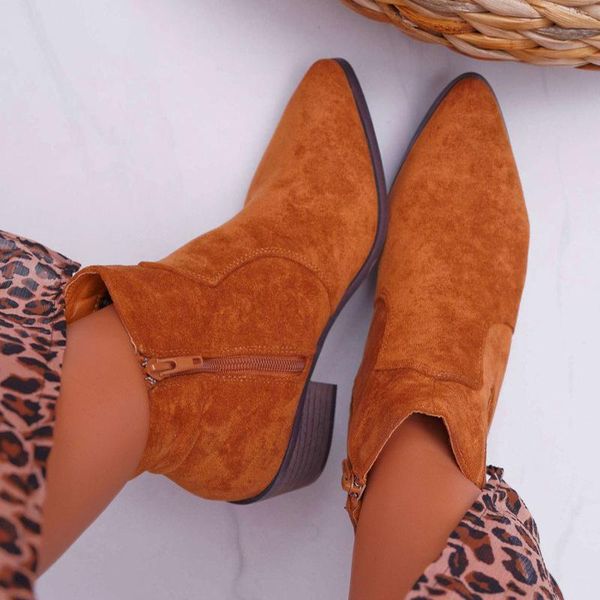 boots for women pointed suede shoes female flock mid heel ladies autunm winter toe women's ankle drop, Black
boots for women pointed suede shoes female flock mid heel ladies autunm winter toe women's ankle drop, Black