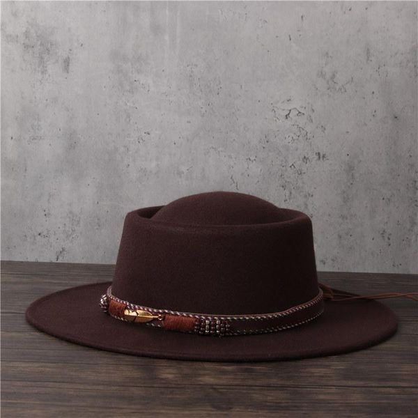 stingy brim hats women men wool fedora hat lady flat pork pie gentleman bowler porkpie jazz, Blue;gray
stingy brim hats women men wool fedora hat lady flat pork pie gentleman bowler porkpie jazz, Blue;gray