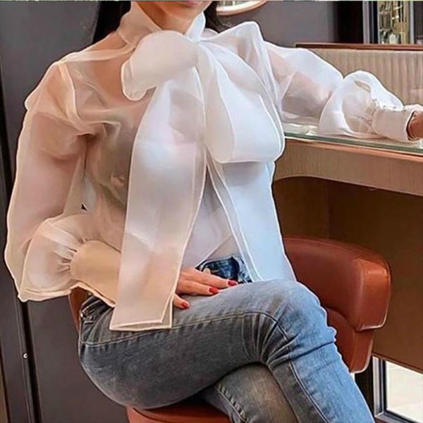 женщины elegant see through sheer сетки блузка puff с длинным рукавом sexy club tops 2020 новая мода, White
женщины elegant see through sheer сетки блузка puff с длинным рукавом sexy club tops 2020 новая мода, White