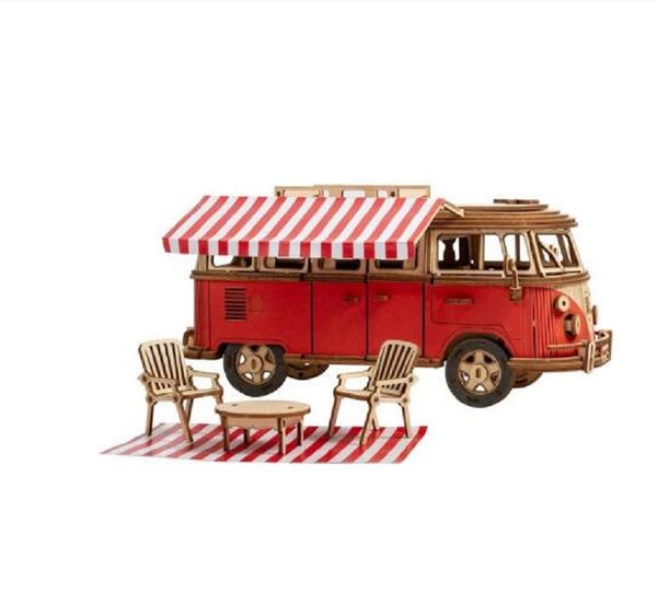242pcs diy 3d camper van wooden recreational vehicle puzzle game assembly car toy gift for children teens adult
242pcs diy 3d camper van wooden recreational vehicle puzzle game assembly car toy gift for children teens adult