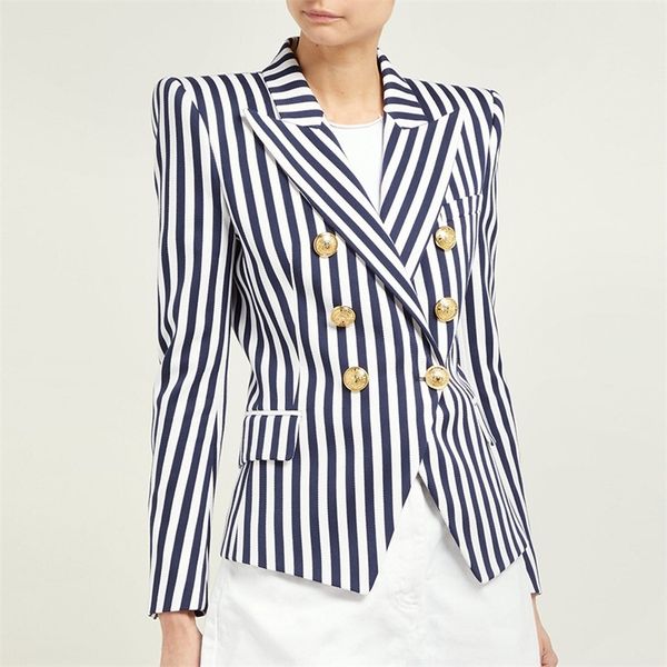 excellent quality baroque designer blazer for women ladies slim fitting classic lion buttons striped career blazer jacket 201201, White;black
excellent quality baroque designer blazer for women ladies slim fitting classic lion buttons striped career blazer jacket 201201, White;black