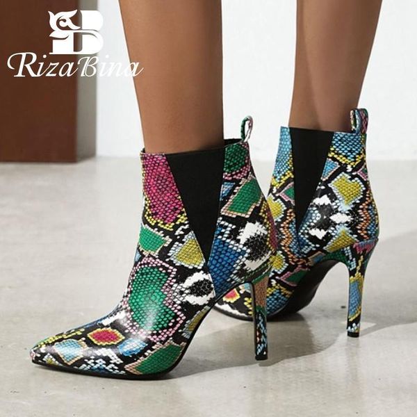 rizabina women ankle boots fashion pointed toe thin high heel winter shoes woman warm office lady party footwear size 31-431, Black
rizabina women ankle boots fashion pointed toe thin high heel winter shoes woman warm office lady party footwear size 31-431, Black