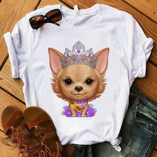 summer new cute t shirt women chihuahua lover print tshirt funny dog design lovely girl cotton t-shirt tee, White
summer new cute t shirt women chihuahua lover print tshirt funny dog design lovely girl cotton t-shirt tee, White