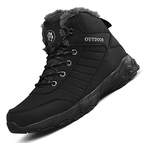 designer winter men's boots thick plush men snow boots retro men's shoes outdoor waterproof men winter shoes sneakers 39-48, Black
designer winter men's boots thick plush men snow boots retro men's shoes outdoor waterproof men winter shoes sneakers 39-48, Black