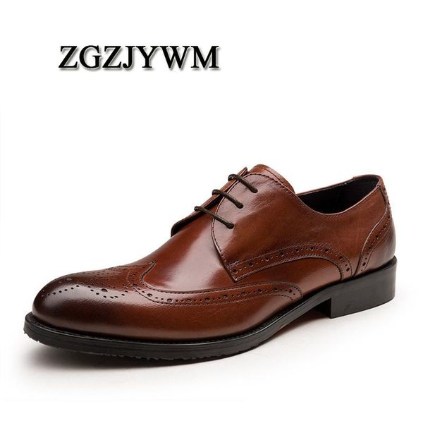 zgzjywm new fashion brown / black oxfords business mens lace-up pointed toe dress genuine leather wedding mens office shoes
zgzjywm new fashion brown / black oxfords business mens lace-up pointed toe dress genuine leather wedding mens office shoes
