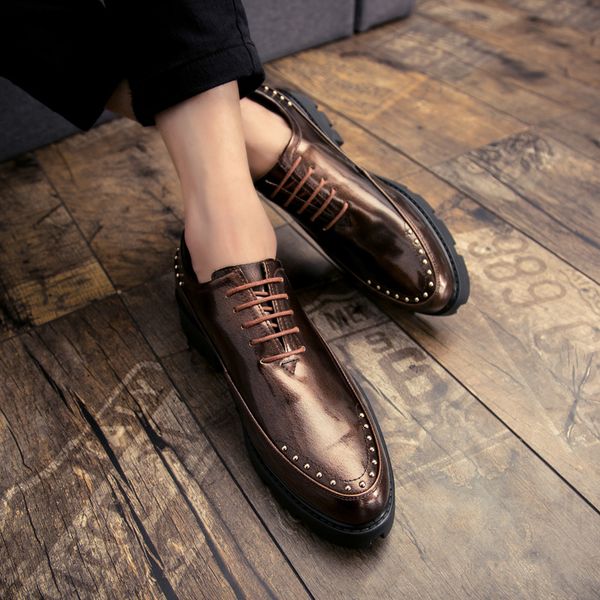 dress shoes cimim brand comfortable business men casual leather formal luxury elegant wedding fashion office, Black
dress shoes cimim brand comfortable business men casual leather formal luxury elegant wedding fashion office, Black