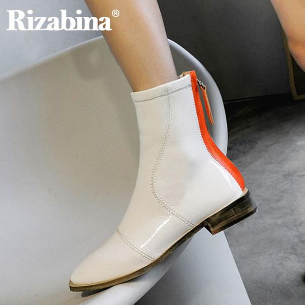 boots rizabina women ankle square toe back zipper winter warm shoes fashion short office lady footwear size 33-40, Black
boots rizabina women ankle square toe back zipper winter warm shoes fashion short office lady footwear size 33-40, Black