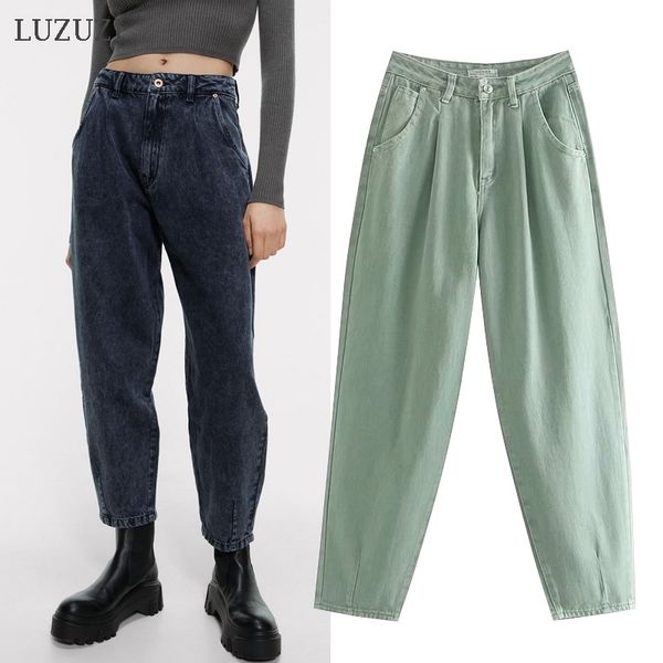 luzuzi women streetwear jeans high waist loose slouchy jeans pockets fashion boyfriend pants casual ladies denim trousers, Blue
luzuzi women streetwear jeans high waist loose slouchy jeans pockets fashion boyfriend pants casual ladies denim trousers, Blue