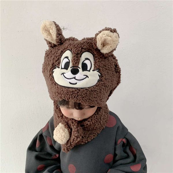 korean lamb children's scarf new cartoon baby one hat in autumn and winter, Red;brown
korean lamb children's scarf new cartoon baby one hat in autumn and winter, Red;brown