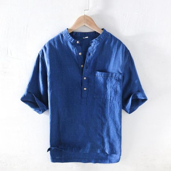 2020 new arrival summer short-sleeved shirts men 100% linen white solid color loose plus size stand collar pullover y2736, White;black
2020 new arrival summer short-sleeved shirts men 100% linen white solid color loose plus size stand collar pullover y2736, White;black