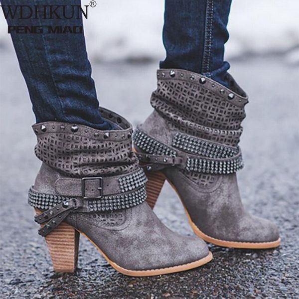 2020 new fashion women boots high heels shoes for female rivet strap buckle diamond shoes ladies short boots leather ankle, Black
2020 new fashion women boots high heels shoes for female rivet strap buckle diamond shoes ladies short boots leather ankle, Black