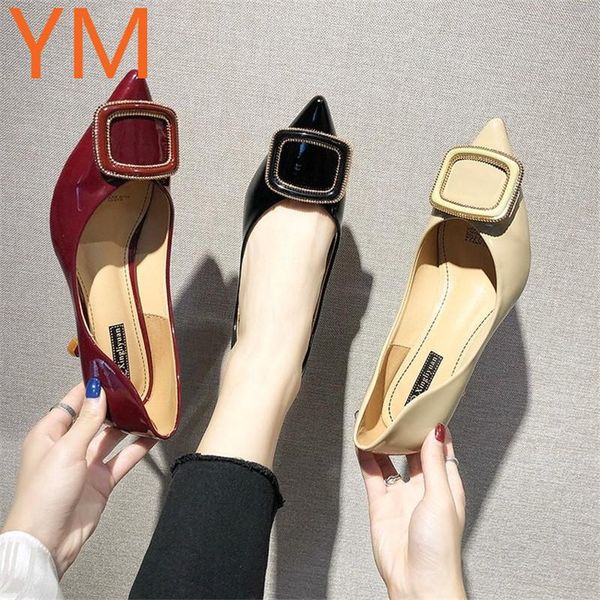 2020 new arrival women pu high heels women shoes buckle shoes pointed toe spring pumps office lady work 6cm pumps, Black
2020 new arrival women pu high heels women shoes buckle shoes pointed toe spring pumps office lady work 6cm pumps, Black