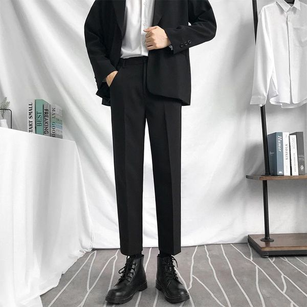 mens casual fashions slim fit dress pants spring autumn temperament trend suit pants pantalones de hombre men clothing bc50xk1, White;black
mens casual fashions slim fit dress pants spring autumn temperament trend suit pants pantalones de hombre men clothing bc50xk1, White;black