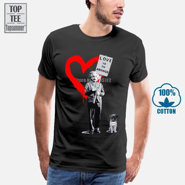 regular o neck short sleeve albert einstein love is the answer by banksy design men t shirt sport hooded sweatshirt hoodie
regular o neck short sleeve albert einstein love is the answer by banksy design men t shirt sport hooded sweatshirt hoodie