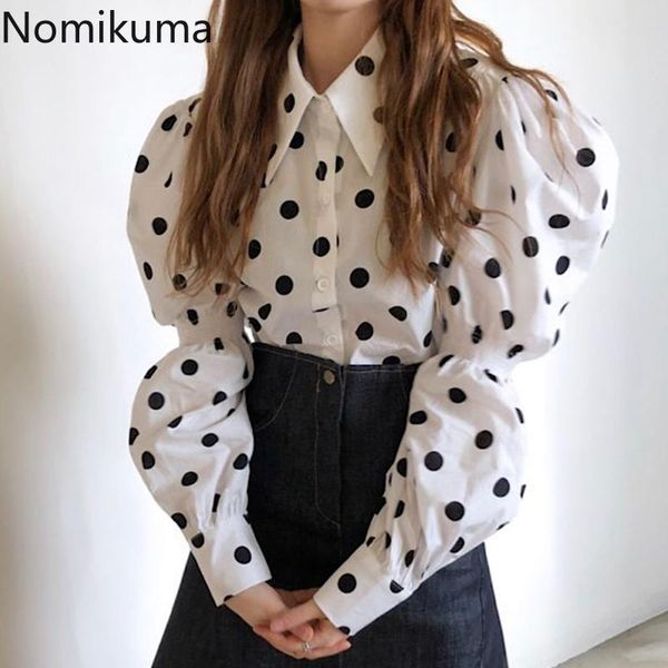 nomikuma korean dot puff long sleeve blouse shirt causal turn-down collar women 2020 autumn new blusas feminimos 6c725, White
nomikuma korean dot puff long sleeve blouse shirt causal turn-down collar women 2020 autumn new blusas feminimos 6c725, White