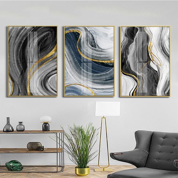 abstract gold foil annual ring canvas painting black ink wall art picture tableaux for living room hd blue line poster and print
abstract gold foil annual ring canvas painting black ink wall art picture tableaux for living room hd blue line poster and print