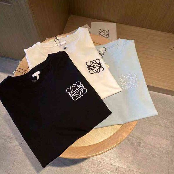 summer new short sleeved t-shirt for men and women lovers loose embroidery white t-bottomed shirt
summer new short sleeved t-shirt for men and women lovers loose embroidery white t-bottomed shirt