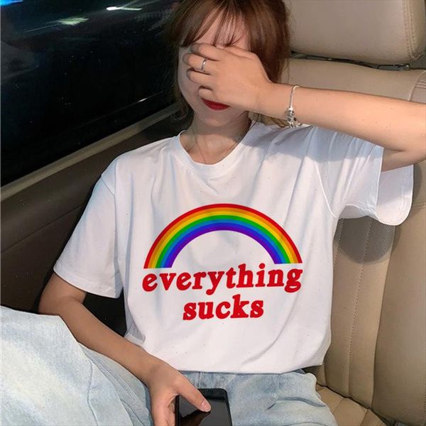 harajuku rainbow new kawaii t shirt women fashion korean ullzang t shirt girl 90s graphic tshirt fashion tees female, White
harajuku rainbow new kawaii t shirt women fashion korean ullzang t shirt girl 90s graphic tshirt fashion tees female, White