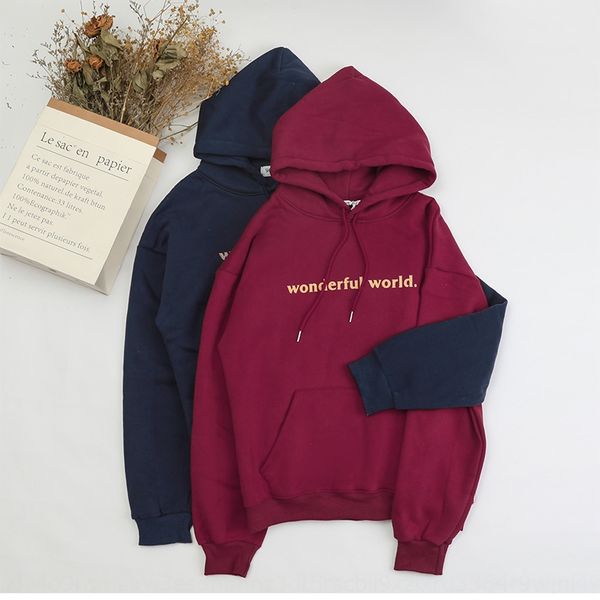 women's korean style wine red loose hooded lazy style hoodie hoodie2020 autumn student hoodie ins fashion 9anpi, Black
women's korean style wine red loose hooded lazy style hoodie hoodie2020 autumn student hoodie ins fashion 9anpi, Black