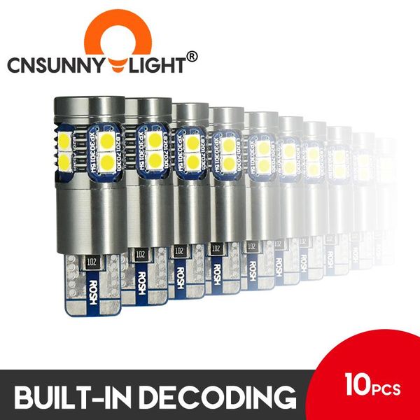cnsunnylight 10pcs canbus t10 w5w super bright 3030 led car interior reading dome light 168 194 auto marker wedge parking bulbs
cnsunnylight 10pcs canbus t10 w5w super bright 3030 led car interior reading dome light 168 194 auto marker wedge parking bulbs