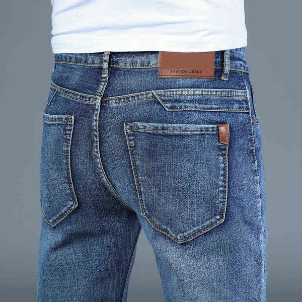 spring autumn 2020 men's smart jeans business fashion straight regular blue stretch denim trousers classic men plus size 28-40
spring autumn 2020 men's smart jeans business fashion straight regular blue stretch denim trousers classic men plus size 28-40