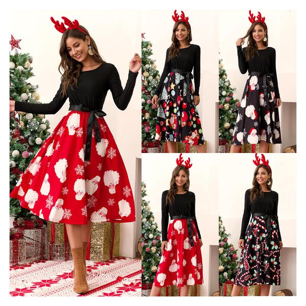 женщины xmas pattern шею длинным рукавом высокой талией bowknot ленты повседневный пуловер коктейль a-line платье, Black;gray
женщины xmas pattern шею длинным рукавом высокой талией bowknot ленты повседневный пуловер коктейль a-line платье, Black;gray
