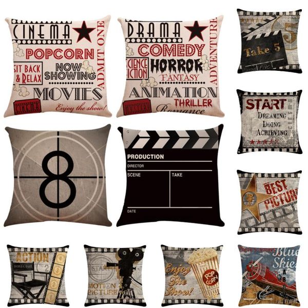retro movie production film letters cushion cover postage stamp linen decorative pillows sofa chair throw pillows case
retro movie production film letters cushion cover postage stamp linen decorative pillows sofa chair throw pillows case